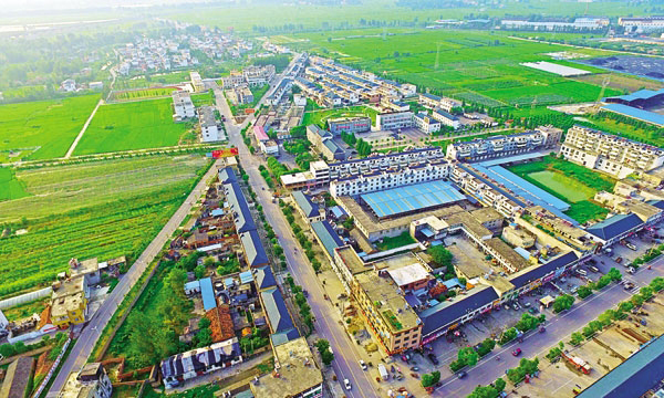 潘集区架河镇美丽小镇好风光